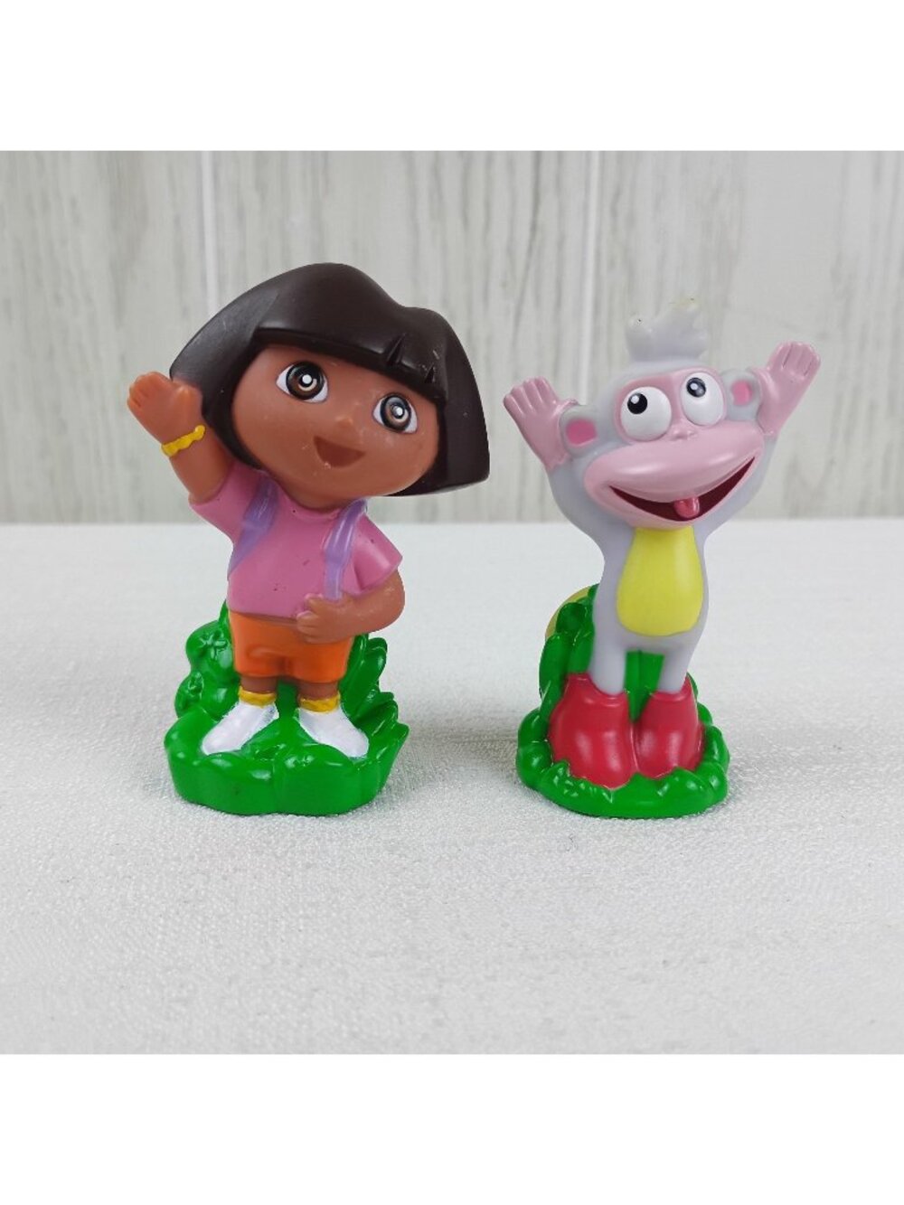 Nick Jr. 2005 Dora The Explorer & Boots 3" Figures cake topper Vintage toy